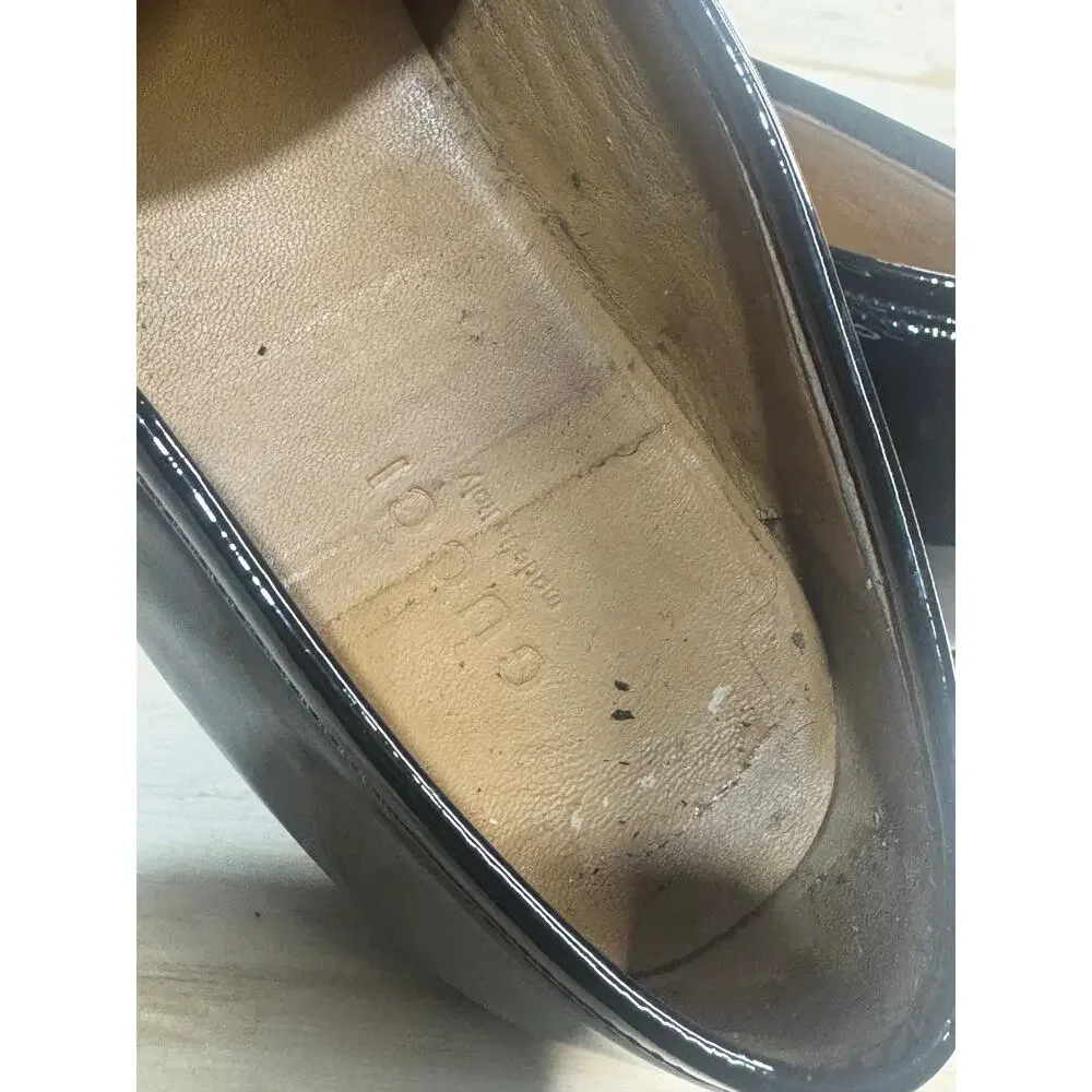 Vintage Gucci patent leather horsebit loafer size 39.5 euro - Picture 4 of 8